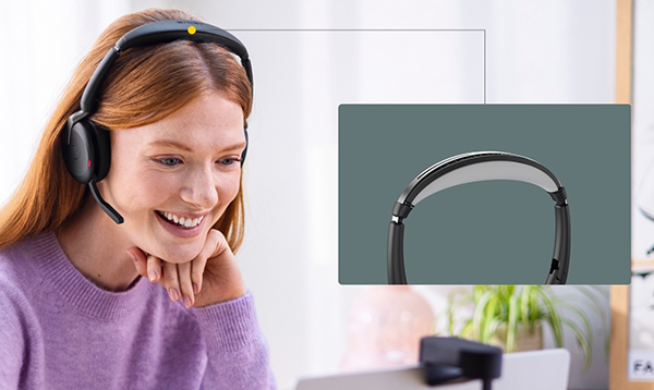 JABRA WIRELESS EVOLVE2 65 FLEX UC STEREO BLUETOOTH HEADSET USB-A