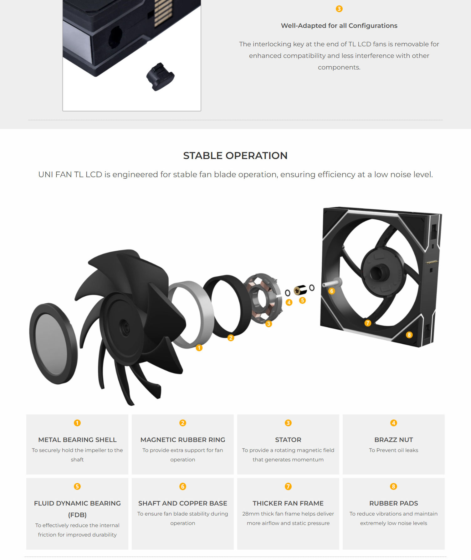 Lian Li 12TLLCD1B, UNI Fan TL LCD, Size: 120mm, PWM, Airflow: 62CFM, Noise: 27dBA, ARGB, Black, 3 Year Warranty 4 30202f8d6cd80548 4