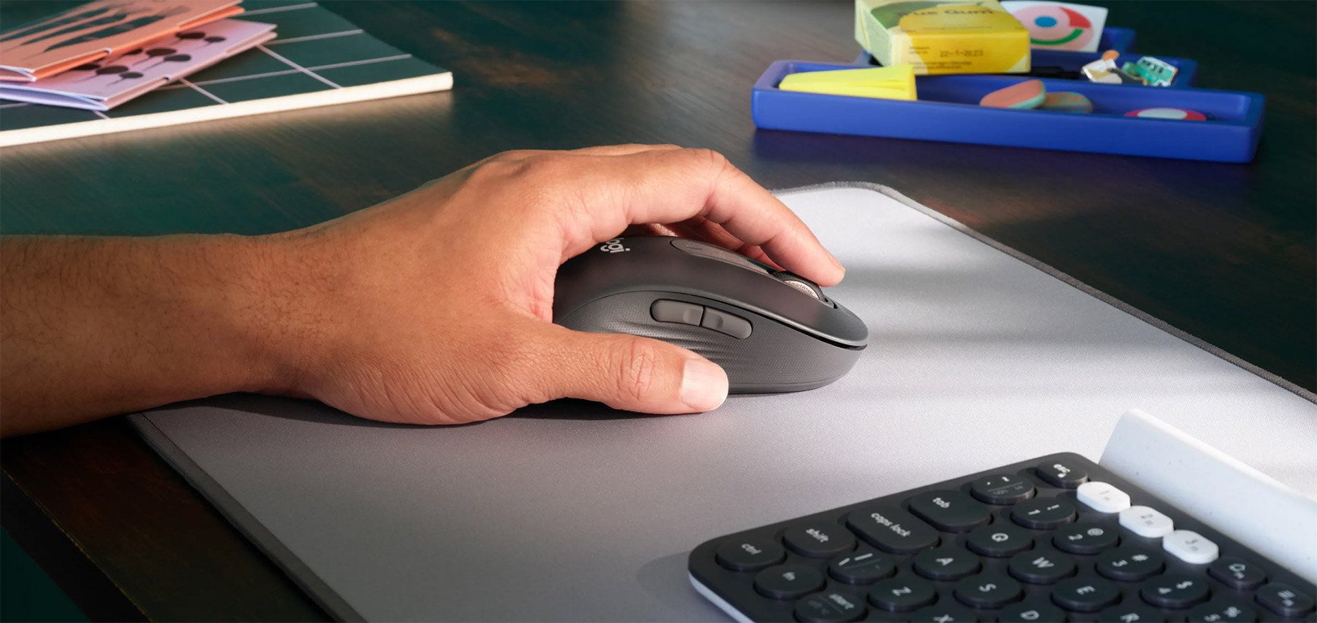 Logitech Signature M650 L Left Wireless Mouse - Graphite 10 45c965d047620a2c