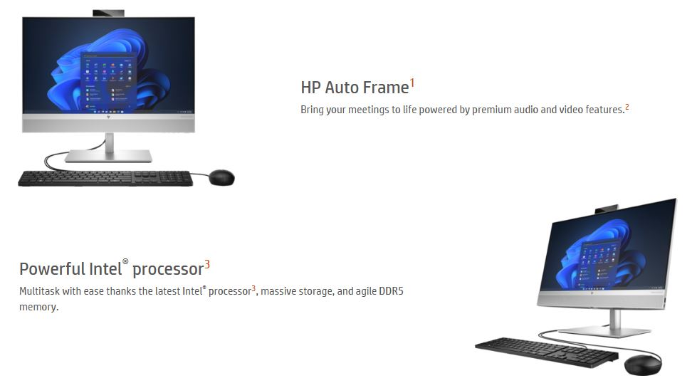 HP EliteOne 840 G9 All-in-One PC - 23.8" FHD - Intel Core i5-14500 - 16GB RAM - 512GB SSD - Windows 11 Pro 1 4715e02c85d7e97a