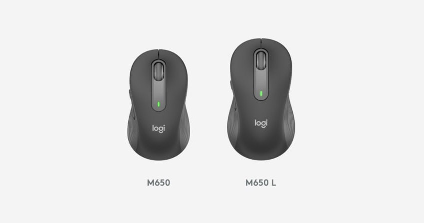 Logitech Signature M650 L Left Wireless Mouse - Graphite 2 672ce17829a964ef