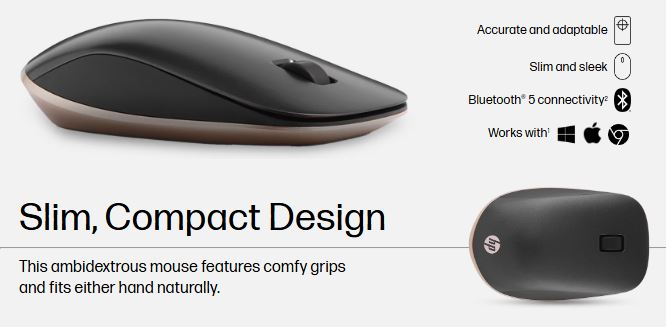 HP 410 Slim Bluetooth Mouse - Silver 2 6a5476cd3263f8b3