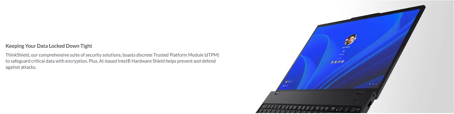 LENOVO ThinkPad T16 G4 16' WUXGA TOUCH IR AMD R7-350 32GB DDR5 512GB SSD Radeon 860M GPU Windows 11 Pro NPU 50 TOPS 3yr PREM 1.8kg 5 754e1b1000d8334e