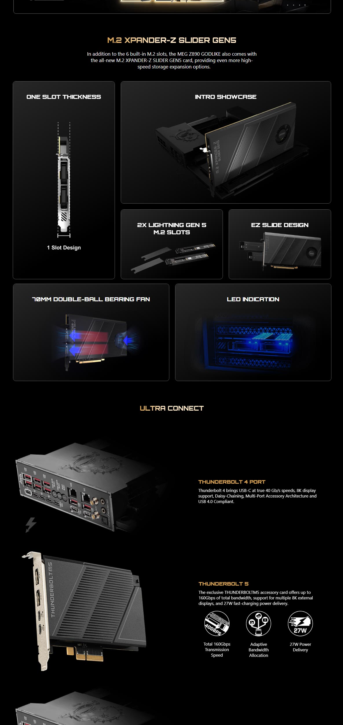 MSI MEG Z890 GODLIKE, E-ATX, Intel LGA 1851, 4xDDR5, 6xM.2, 4xSATA 6Gb/s, RAID, 3xPCIe, 2xTB4(Alt DP), GbE LAN, Wi-Fi 7+Bluetooth, 5xUSB-C, 8xUSB 3.2, 3 Year Warranty 4 87a12c050d7138ae 4
