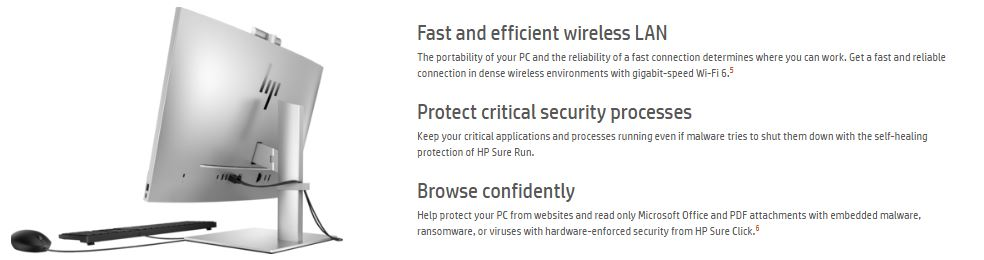 HP EliteOne 840 G9 All-in-One PC - 23.8" FHD - Intel Core i5-14500 - 16GB RAM - 512GB SSD - Windows 11 Pro 3 ac3d9a61bb8800b5