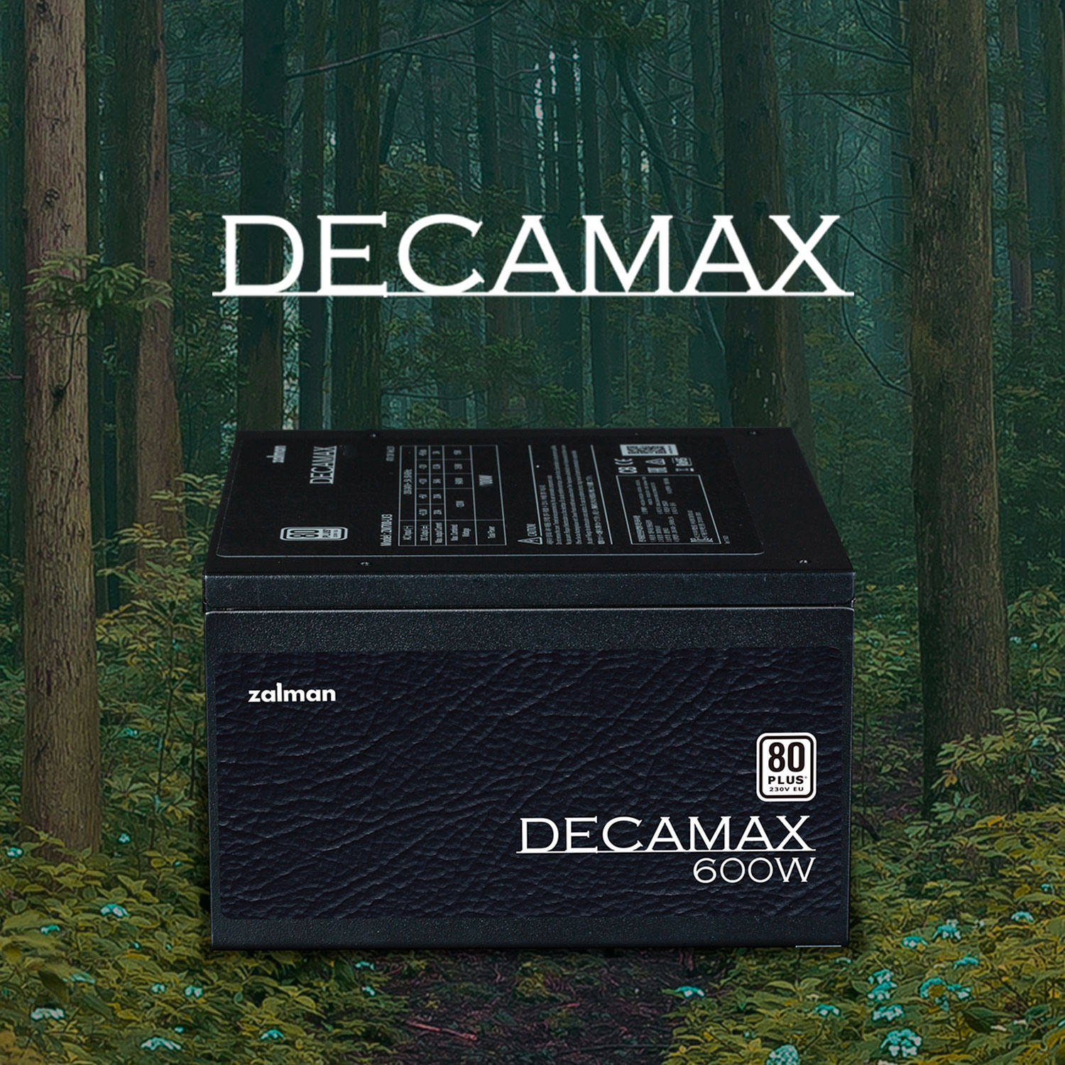 Zalman ZM600-LX3, Decamax, 600W, 80 Plus, Non Modular, Fan: 120mm, ATX, MTBF: 100,000 Hours, 3 Year Warranty 12 b4ba8dff9c6eff6f
