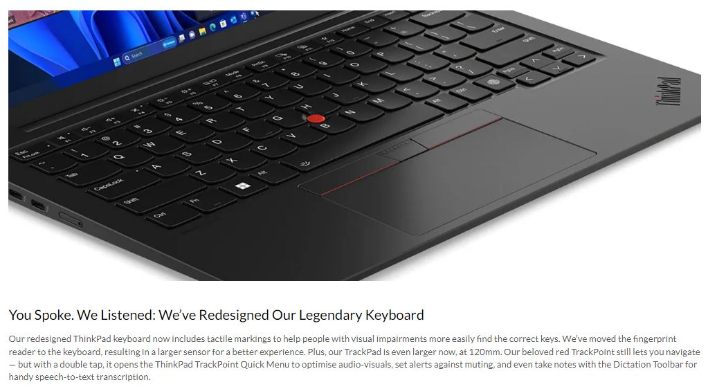 LENOVO ThinkPad X1 Carbon G13 Aura 14' WUXGA TOUCH Intel U7‑268V vPro 32GB LPDDR5X 512GB SSD WIN 11 PRO AI Arc 140V GPU Copilot+ PC 48 TOPS 3yr PREM 4 e30c55340f43a91f