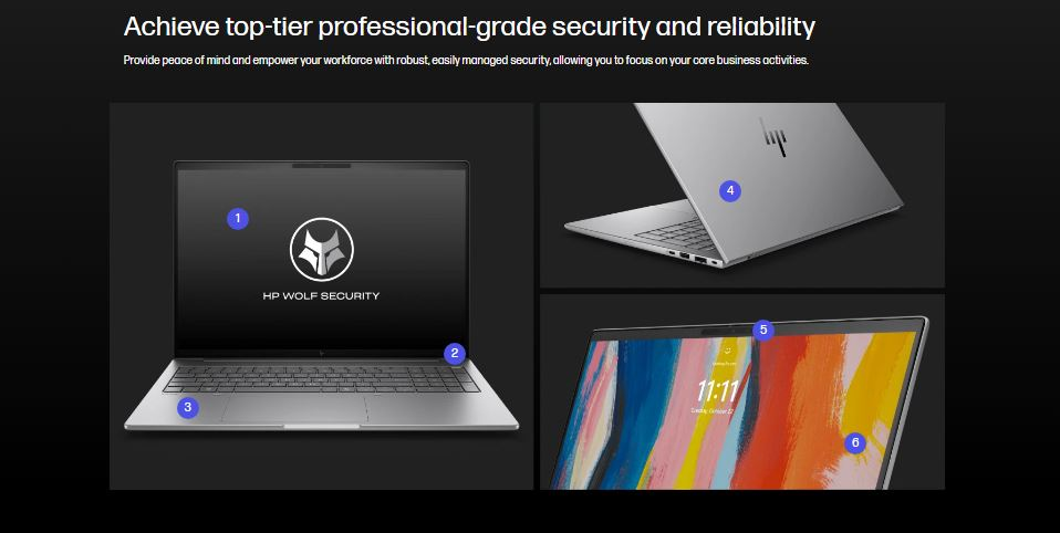 HP ZBook 8 G1i 16" Touch Workstation - Intel Core Ultra 7 255H / 16GB RAM / 512GB SSD / Windows 11 Pro 3 f7d1de5394410b9c