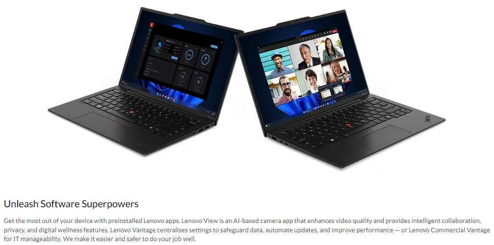 LENOVO ThinkPad X1 Carbon G13 Aura 14' WUXGA TOUCH Intel U7‑268V vPro 32GB LPDDR5X 512GB SSD WIN 11 PRO AI Arc 140V GPU Copilot+ PC 48 TOPS 3yr PREM 7 f8eaf24cd612197e