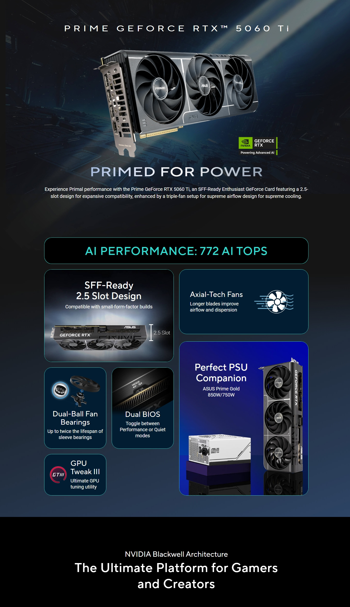 ASUS Prime GeForce RTX 5060 Ti OC Edition 16GB GDDR7 1 fc41aae83e1c892f 1