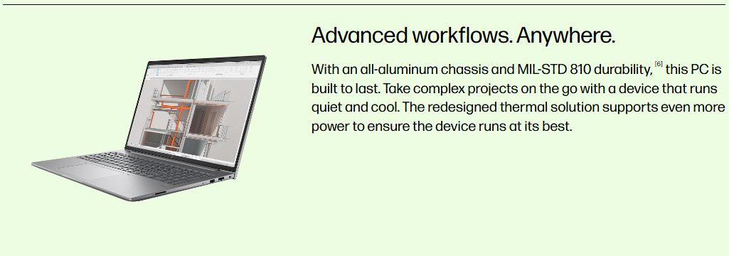 HP ZBook X G1i 16" WUXGA Touch Laptop - Ultra 7-255H / 32GB RAM / 1TB SSD / RTX PRO 1000 / Win 11 Pro 2 ffe588fd87d99576