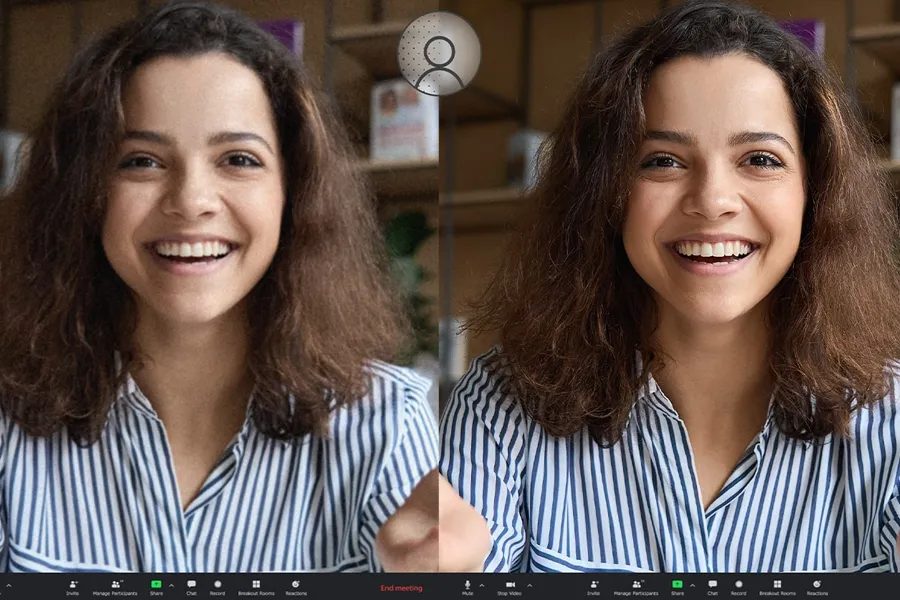 Standout webcam effect — ASUS 3DNR